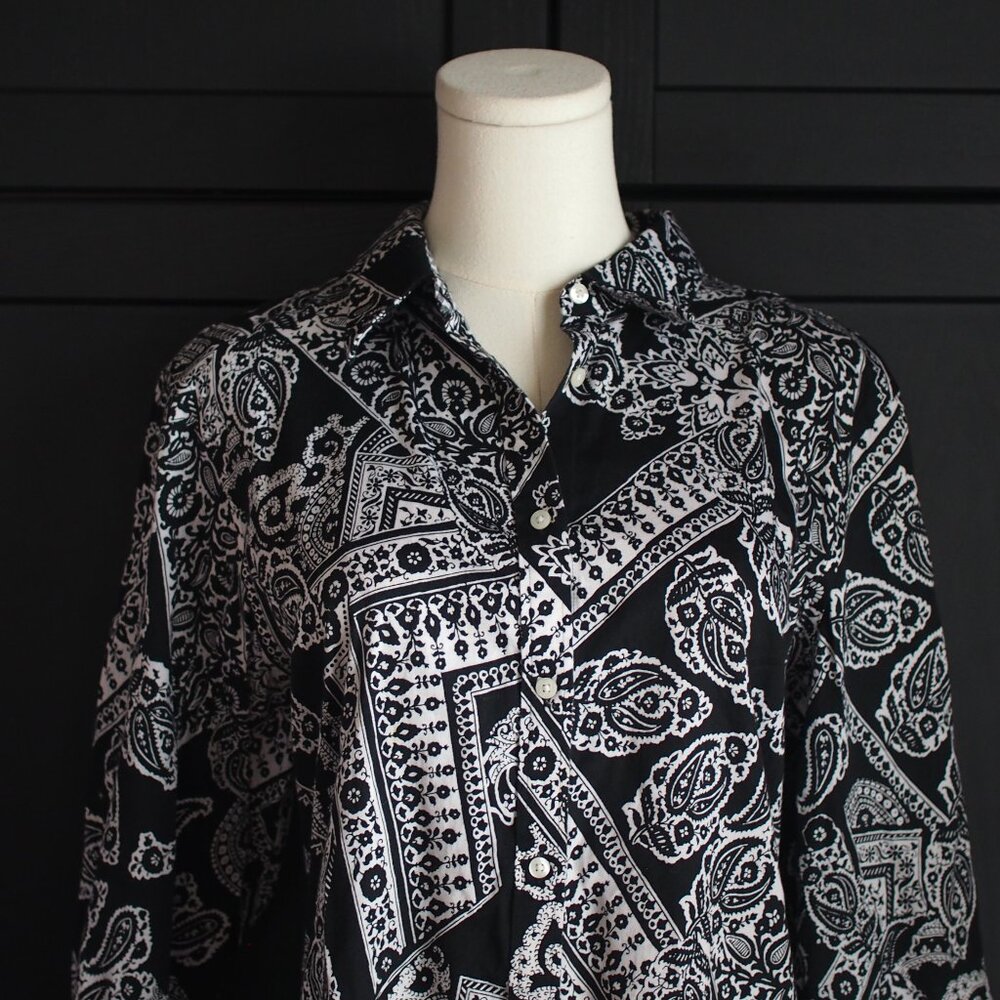 Chaps | Long Sleeve Paisley Shirt